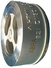 Обратный клапан нержавеющий  ABRA-D71-125  двухстворчатый  2028 - фото 4966